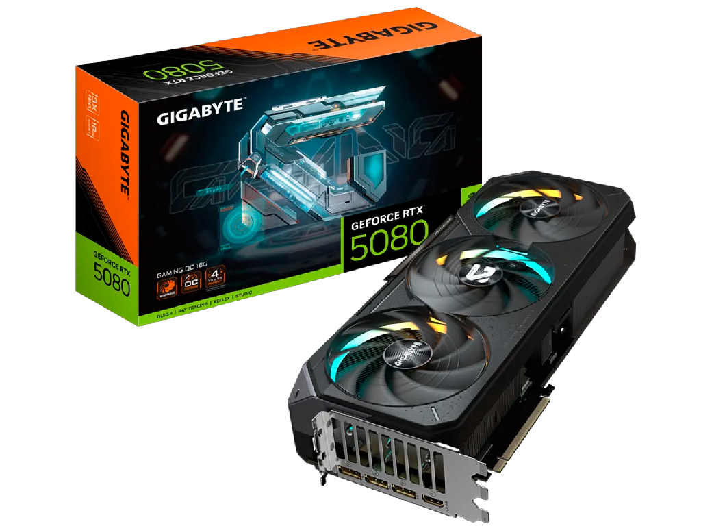 GIGABYTE GeForce RTX 5080 16GB GDDR7 256bit Gaming OC / GV-N5080GAMING OC-16GD