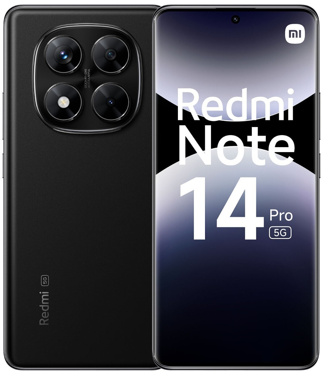 Xiaomi Redmi Note 14 Pro 5G / 6.67 AMOLED 120Hz / Dimensity 7300 Ultra / 12GB / 512GB / 5110mAh Black