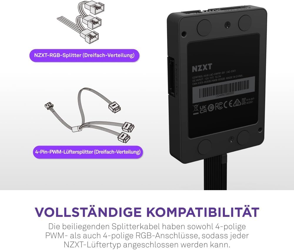 NZXT Control Hub Digital RGB / AC-CRFR1-B1