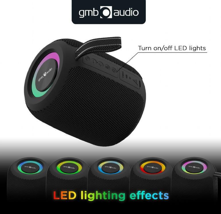 Gembird GMB-SPK-BT-LED-05-BK