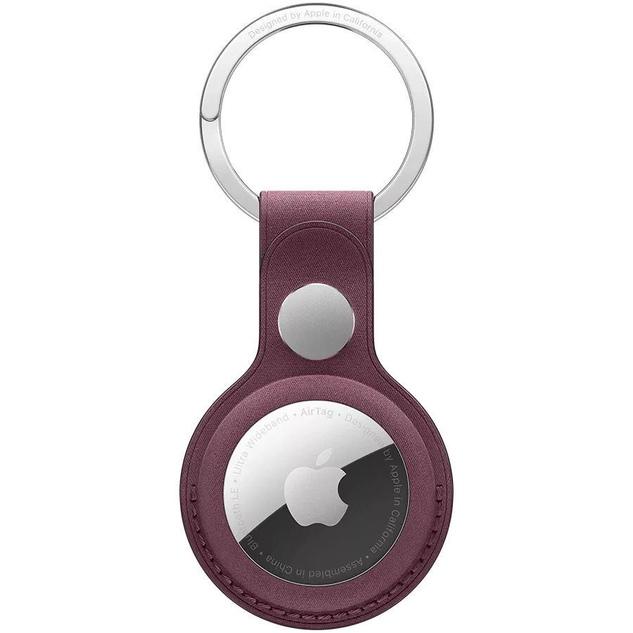 Apple AirTag FineWoven Key Ring Purple