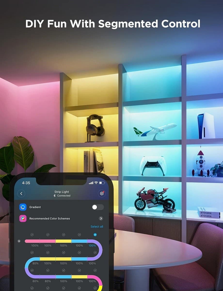 GOVEE RGBICWW LED Strip Light 2 Pro 5m / H61F53D1