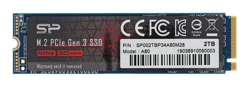 Silicon Power A80 / M.2 NVMe 2.0TB / SP002TBP34A80M28