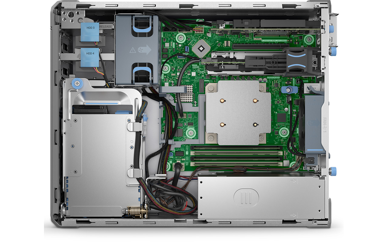 DELL PowerEdge T160 4x3.5 / Xeon E-2434 / 16GB DDR5 / 480GB SSD / PERC H355 / PSU 300W / IDRAC9 Basic