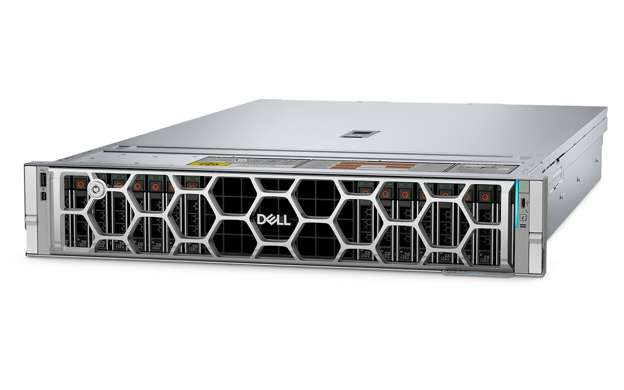 DELL PowerEdge R770 8x2.5 / 2x Xeon 6 Efficient 6780E / 8x 64GB DDR5 RDIMM / 8x 1.6TB NVMe / iDRAC10 / 2+0 1500W