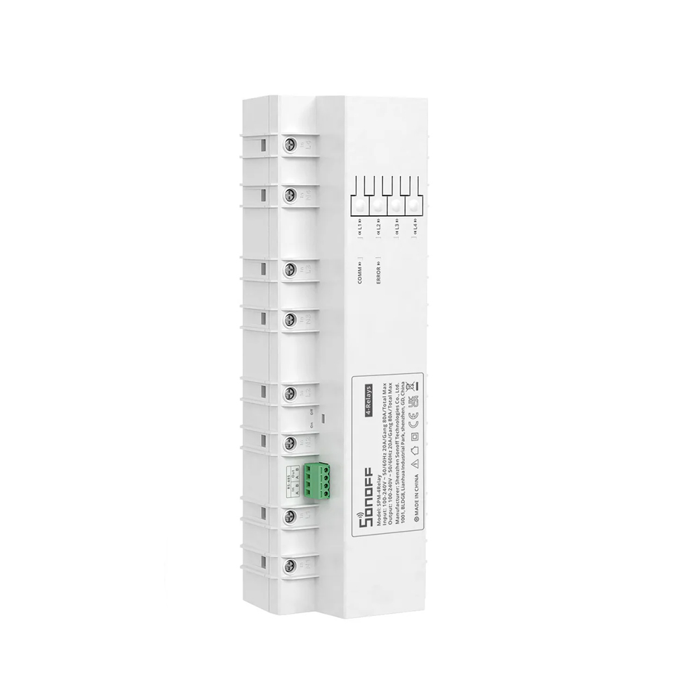Sonoff Wi-Fi Smart Stackable Power Meter 4 Relay / SPM-4Relay