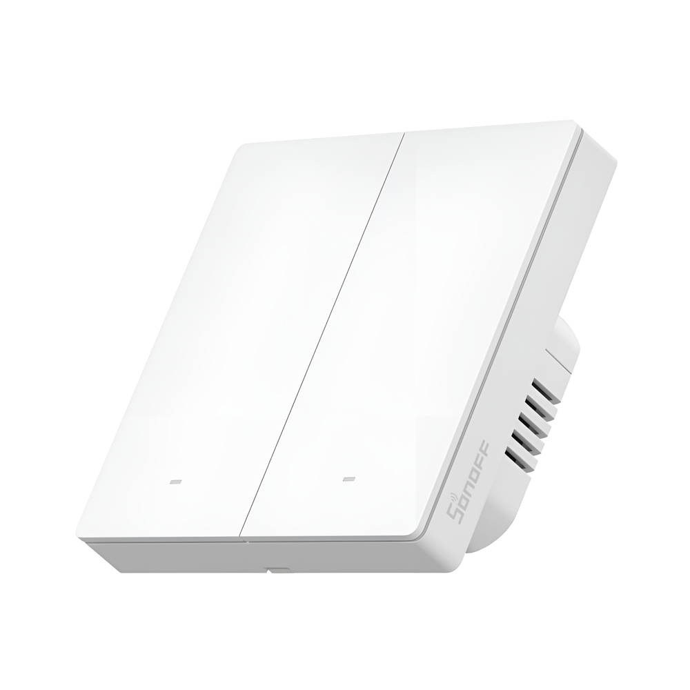 Sonoff Zigbee Smart Wall Switch SwitchMan M5 2-Gang / Neutral Optional White