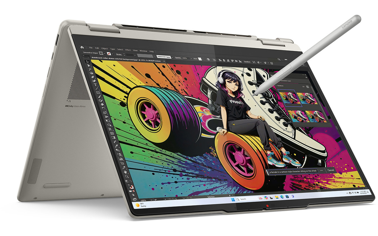 Lenovo Yoga 7 2-in-1 14AKP10 / 14 Touch OLED / Ryzen AI 50 TOPS / 16GB LPDDR5x / 1TB SSD / Radeon 860M / Windows 11 HOME