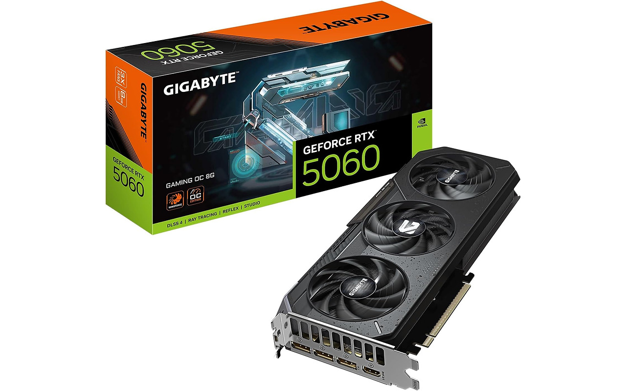 GIGABYTE GeForce RTX 5060 8GB GDDR7 GAMING OC 128bit / GV-N5060GAMING-OC-8GD