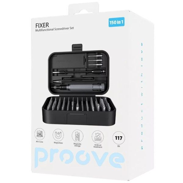 Proove Multifunctional screwdriver set Fixer / 150 in 1