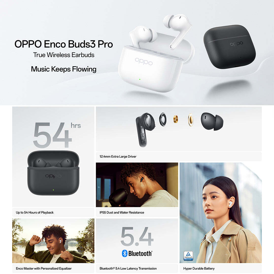 OPPO Reno 14F 5G / 8GB / 256GB + Enco Buds 3 Pro Green