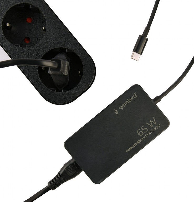 Gembird NPA-AC-PDQC65-01 Black