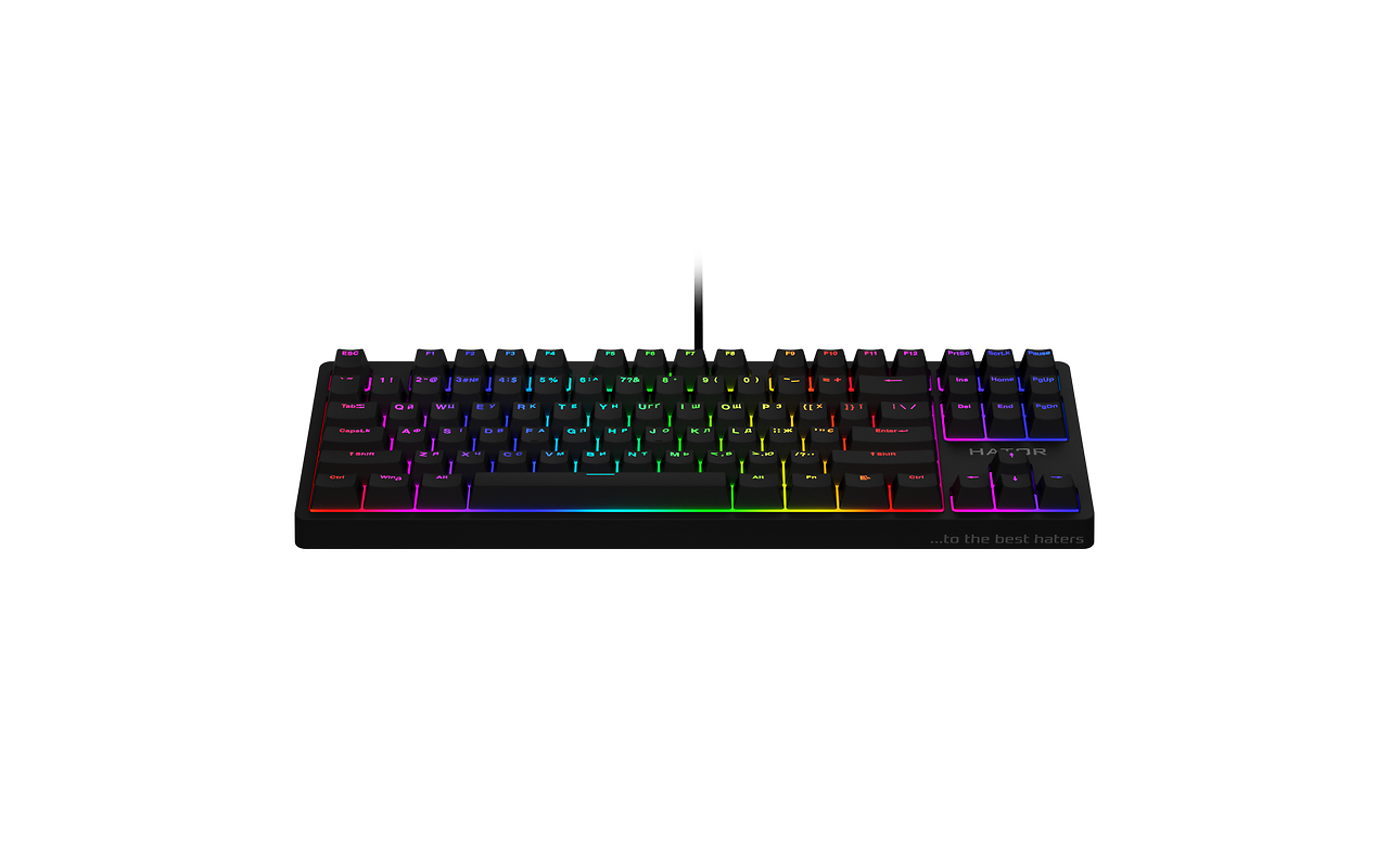 HATOR Rockfall 2 Optica TKL RGB / EN/UA Black