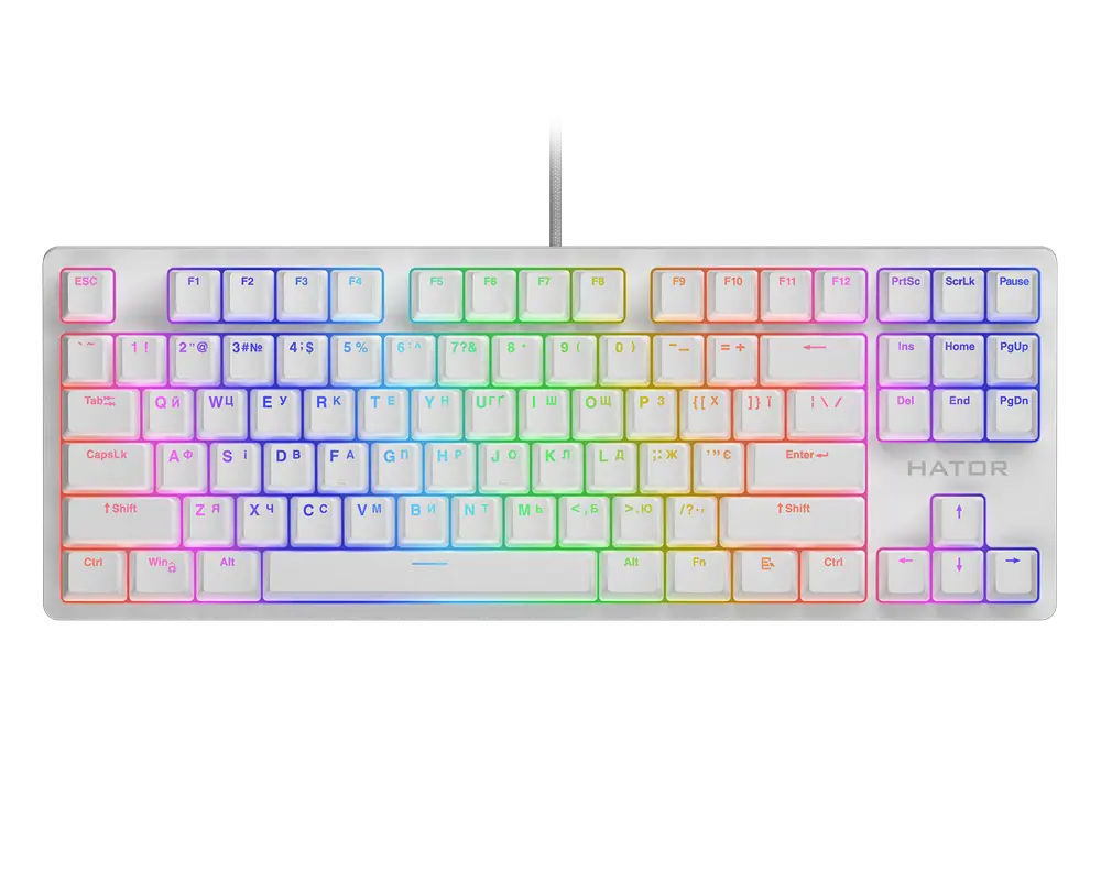 HATOR Rockfall 2 Mecha TKL / EN/UA White