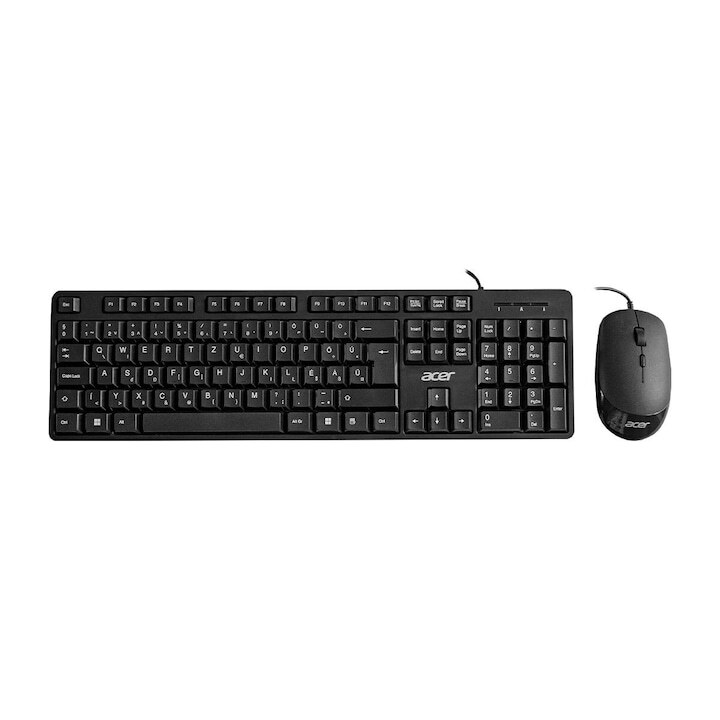 Acer Keyboard & Mouse AKW900 / US Black