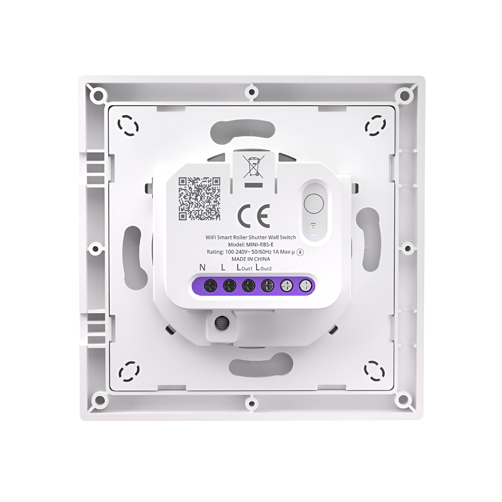 Sonoff Matter Over Wi-Fi Smart Roller Shutter Wall Switch MINI-RBS-E White