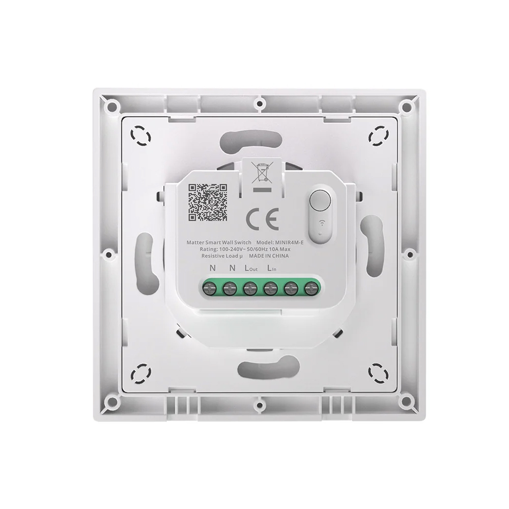 Sonoff Matter Over Wi-Fi Smart Wall Switch MINIR4M-E Extreme White
