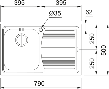 FRANKE LLX 611 / 101.0152.582