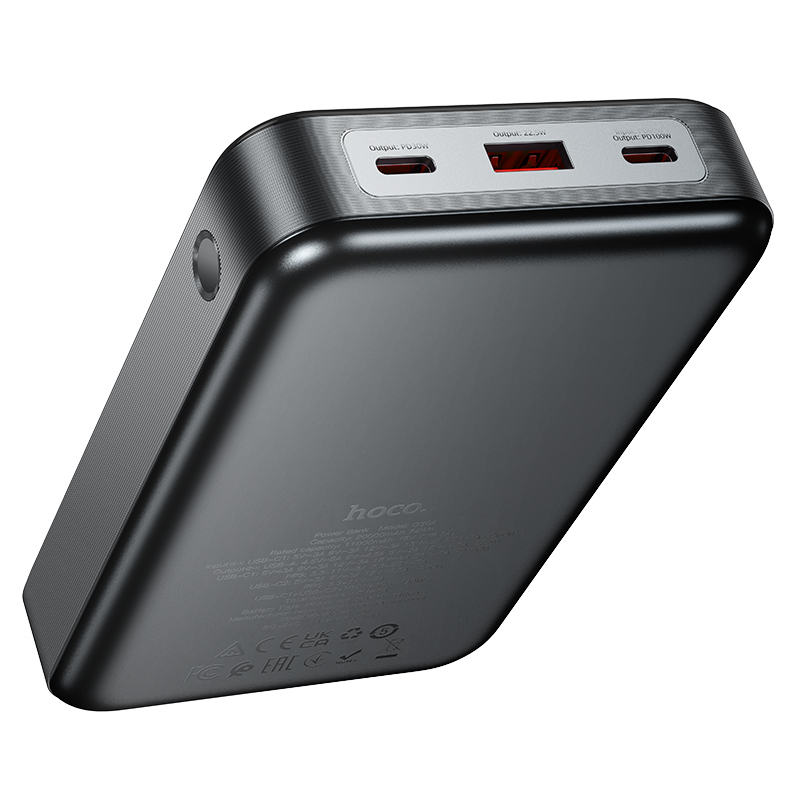 Hoco Q30A Fast charge 130W 20000mAh Grey