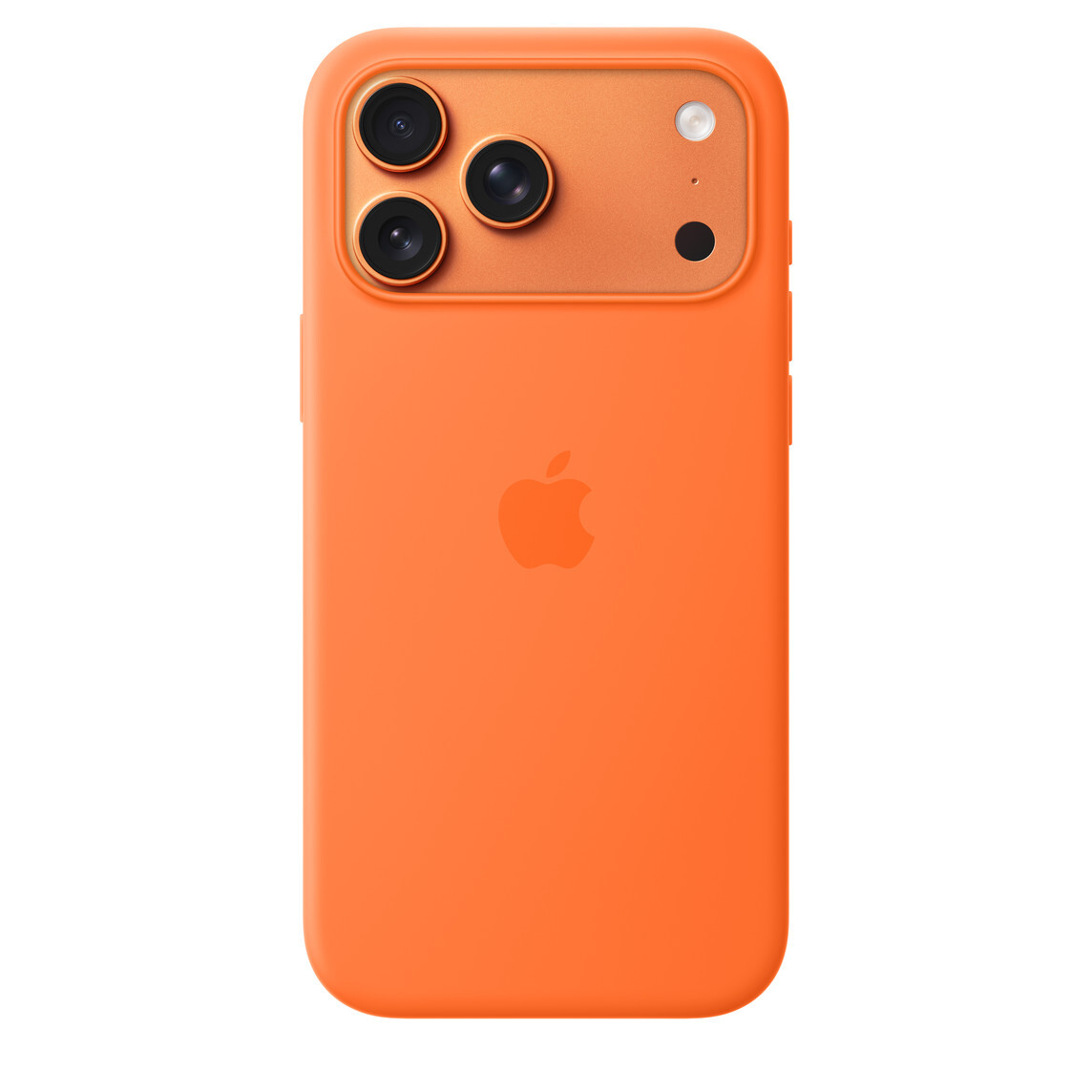 Apple Silicone Case with MagSafe for 17 Pro Max Orange