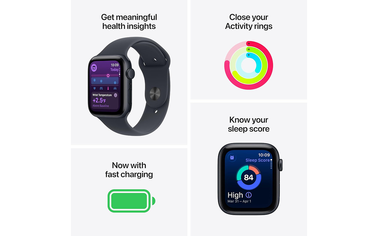 Apple Watch SE 3 40mm / Sport Band Black