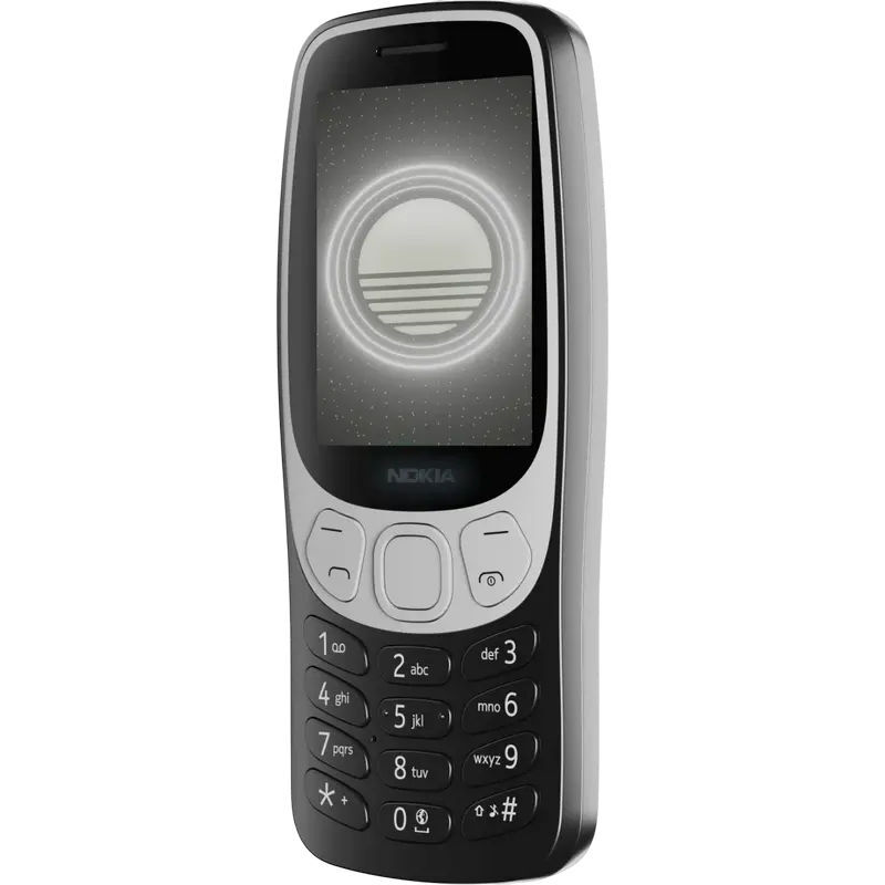Nokia 3210 4G / 2.4 TFT / Unisoc T107 / 128MB / 64MB / 1450mAh Black