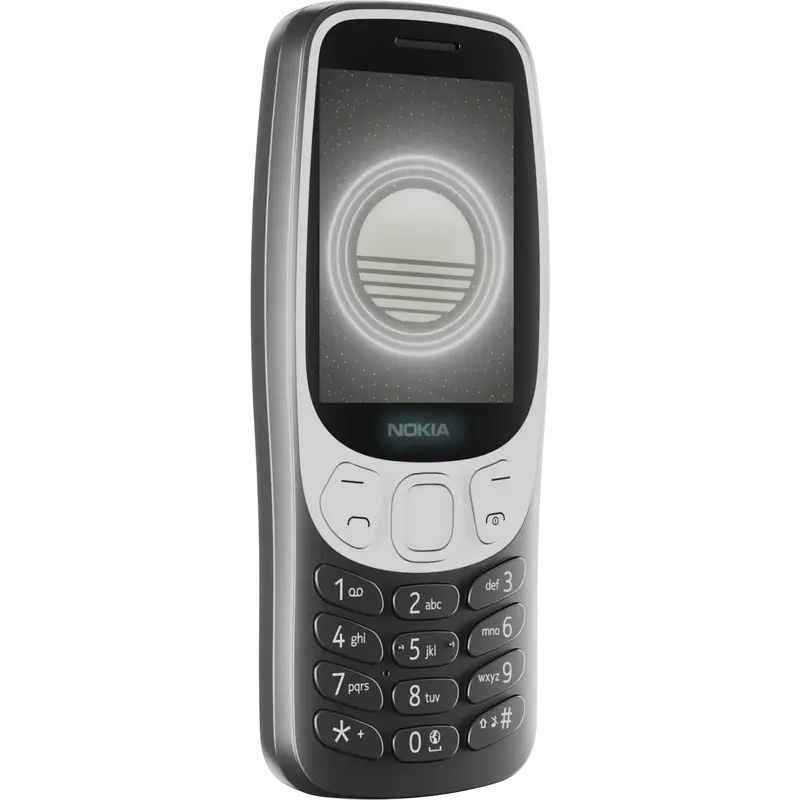 Nokia 3210 4G / 2.4 TFT / Unisoc T107 / 128MB / 64MB / 1450mAh Black
