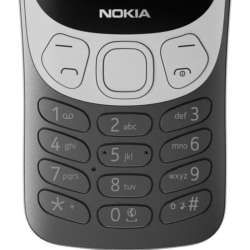 Nokia 3210 4G / 2.4 TFT / Unisoc T107 / 128MB / 64MB / 1450mAh Black