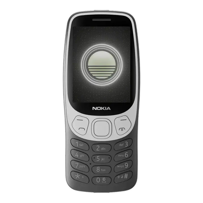 Nokia 3210 4G / 2.4 TFT / Unisoc T107 / 128MB / 64MB / 1450mAh Black