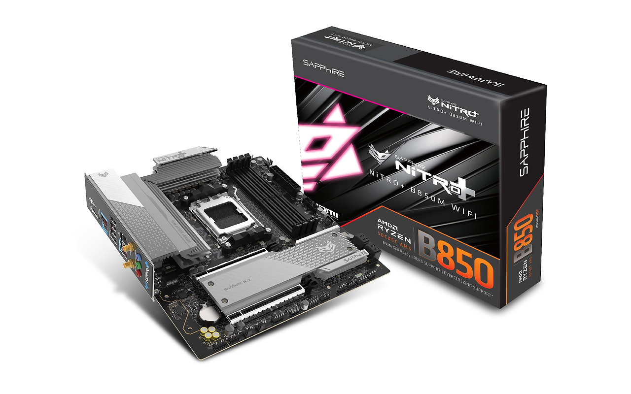 Sapphire NITRO+ B850M WIFI mATX Black