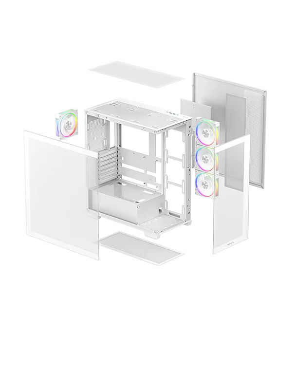 Deepcool CG580 4F V2 / ATX White