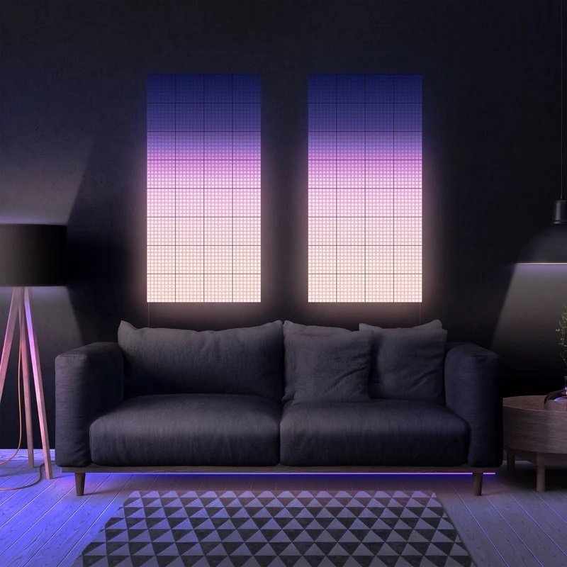 Twinkly Squares 1+5 RGB Gen II 16x16cm / TWQ064STW-07-BEU