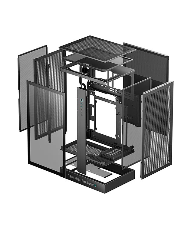 Deepcool CH270 DIGITAL / mATX Black