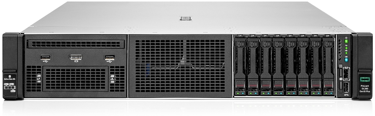 HPE DL380 GEN10 2U / 2x Gold 6138 / 256GB DDR4 / 480GB M.2 RISER / 1200GB SAS / 1+1 500W / NO OS