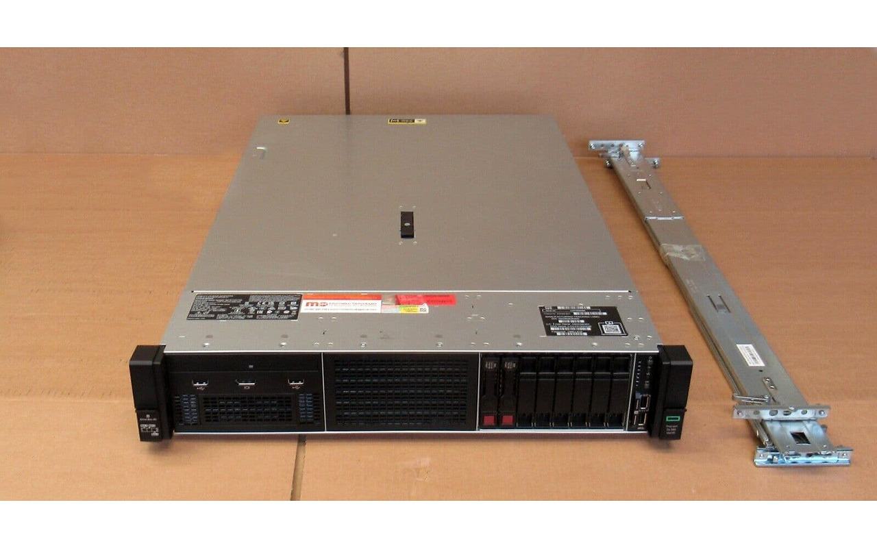 HPE DL380 GEN10 2U / 2x Gold 6138 / 256GB DDR4 / 480GB M.2 RISER / 1200GB SAS / 1+1 500W / NO OS
