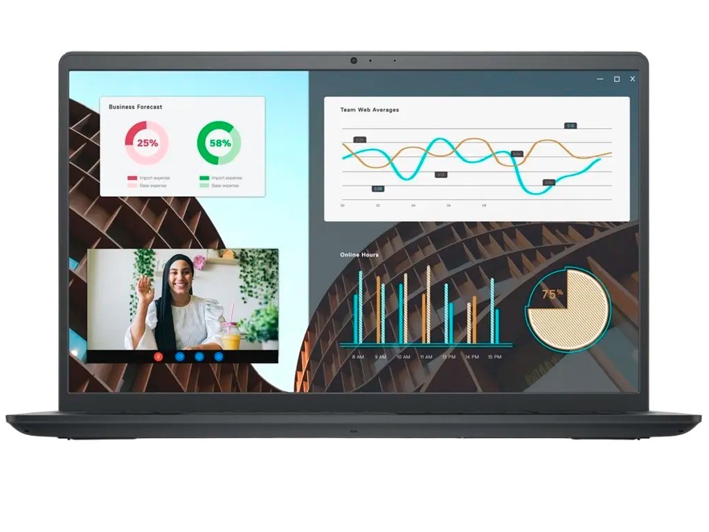 DELL Vostro 3530 / 15.6 FullHD 120Hz / Core i5-1334U / 8GB DDR4 / 512GB NVMe / Intel Iris Xe Black