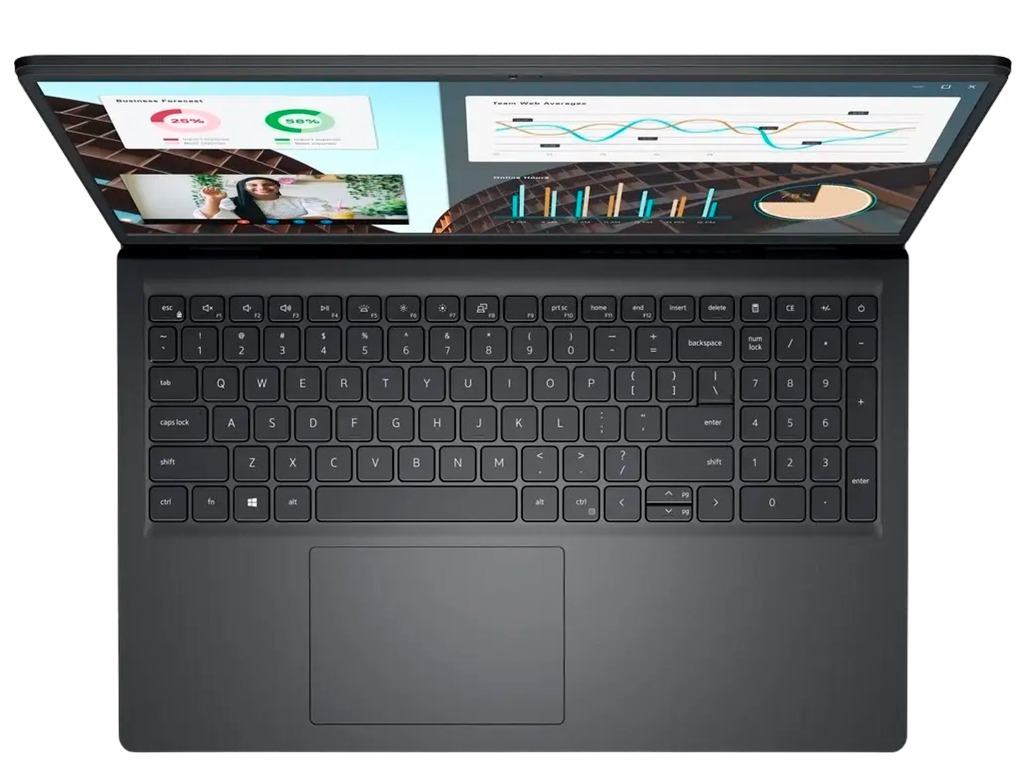 DELL Vostro 3530 / 15.6 FullHD 120Hz / Core i5-1334U / 8GB DDR4 / 512GB NVMe / Intel Iris Xe Black