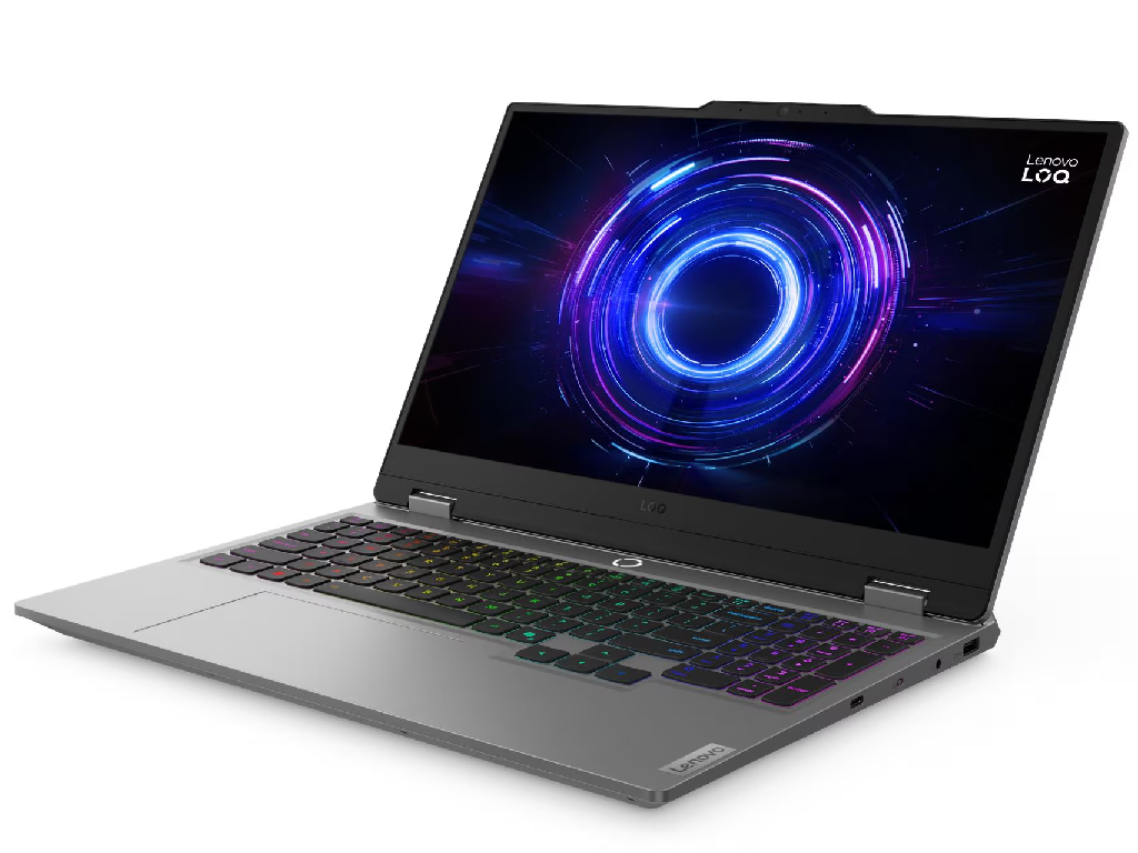 Lenovo LOQ 15IRX10 / 15.6 FullHD IPS 144Hz / Core i5-13450HX / 16GB DDR5 / 1TB NVMe / GeForce RTX 5060 8GB / 83JE00PQRK Grey
