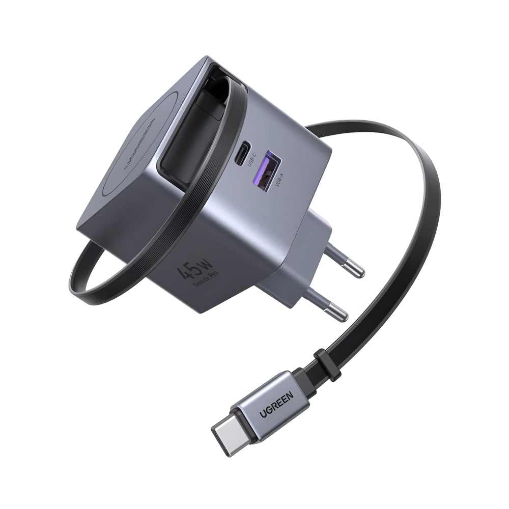UGREEN X614 / 45W Retractable Graphite