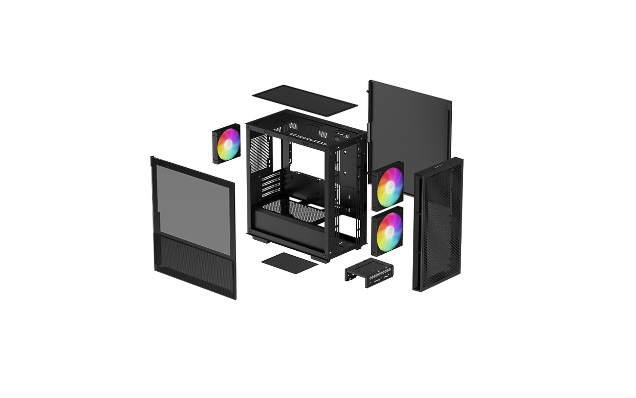 Deepcool CH360 / mATX Black