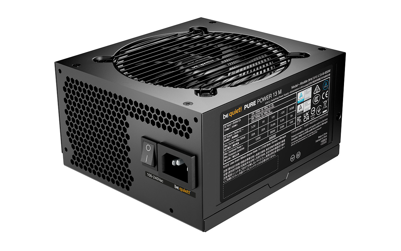 be quiet! PURE POWER 13 M 850W Black