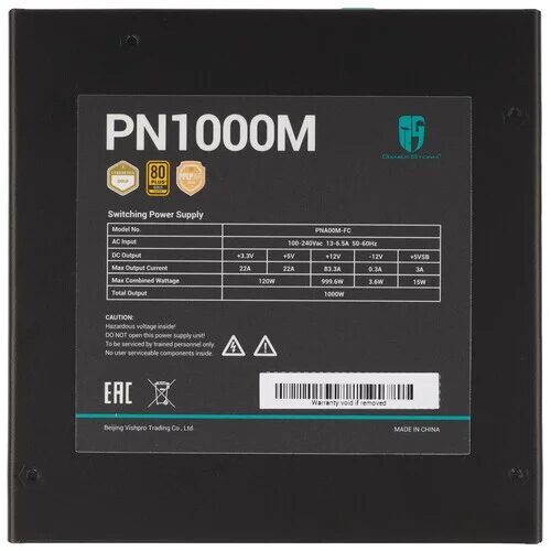 GamerStorm PN1000M / 1000W Black