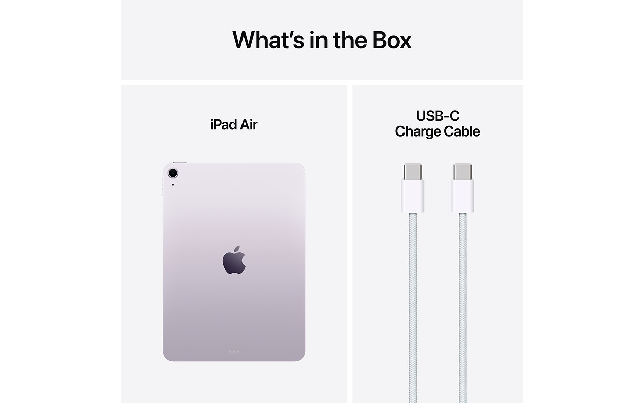 Apple iPad Air / 11 Liquid Retina IPS / M3 Apple GPU Core 9 / 8GB / 128GB / 7606mAh Purple