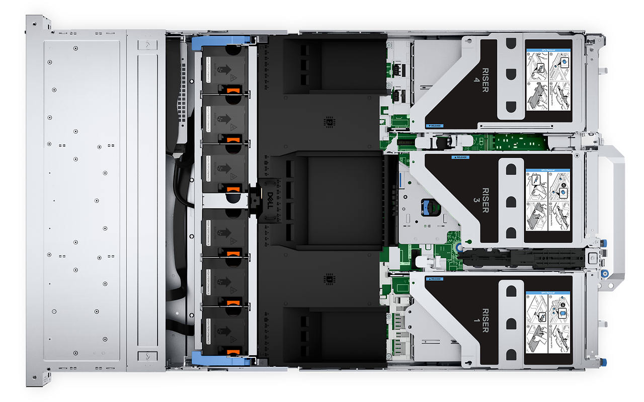 DELL PowerEdge R760 / 16x2.5 / 2x Xeon Gold 6542Y / 64GB DDR5 / 2x 960GB SSD / 1+1 1400W