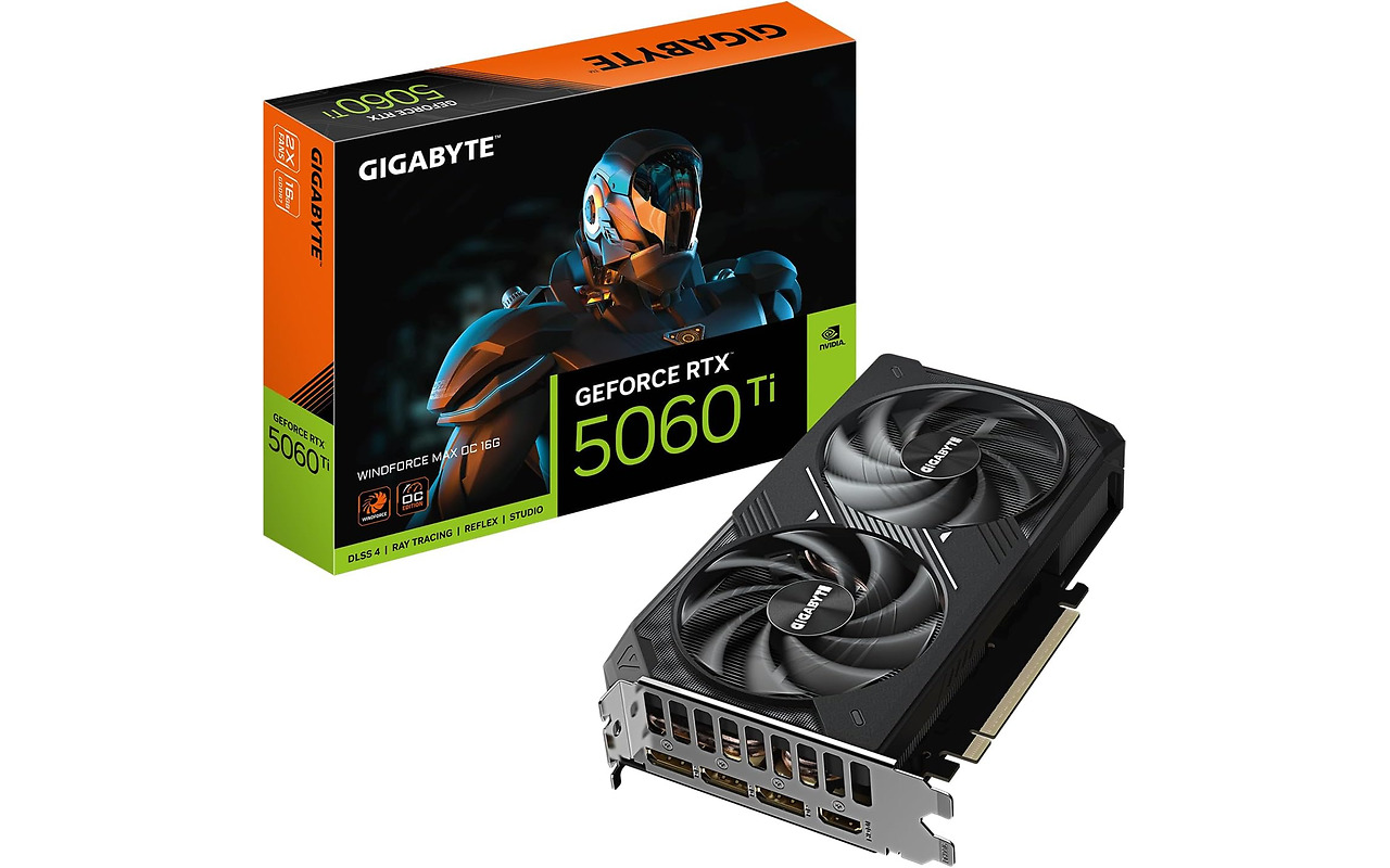 GIGABYTE GeForce RTX 5060 Ti 16GB GDDR7 Windforce Max OC / GV-N506TWF2MAX OC-16GD