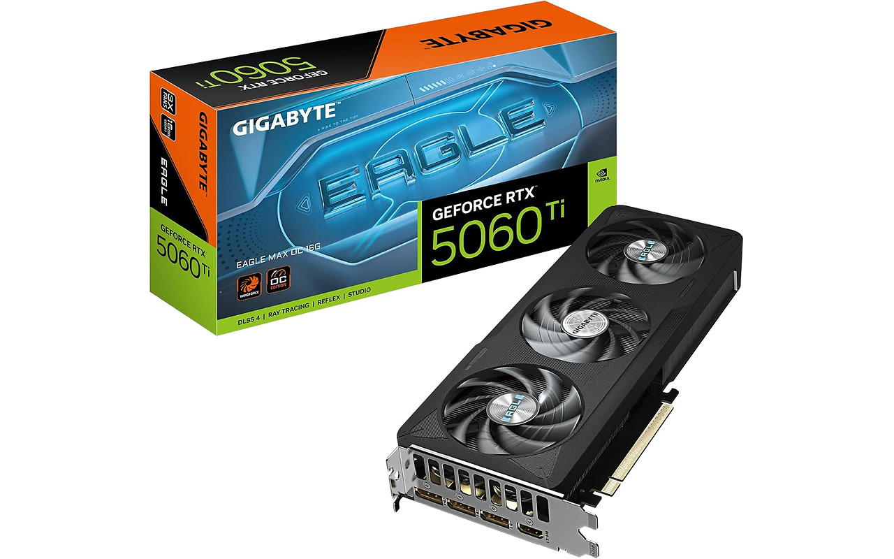 GIGABYTE GeForce RTX 5060 Ti 16GB GDDR7 Eagle Max OC / GV-N506TEAGLEMAX OC-16GD