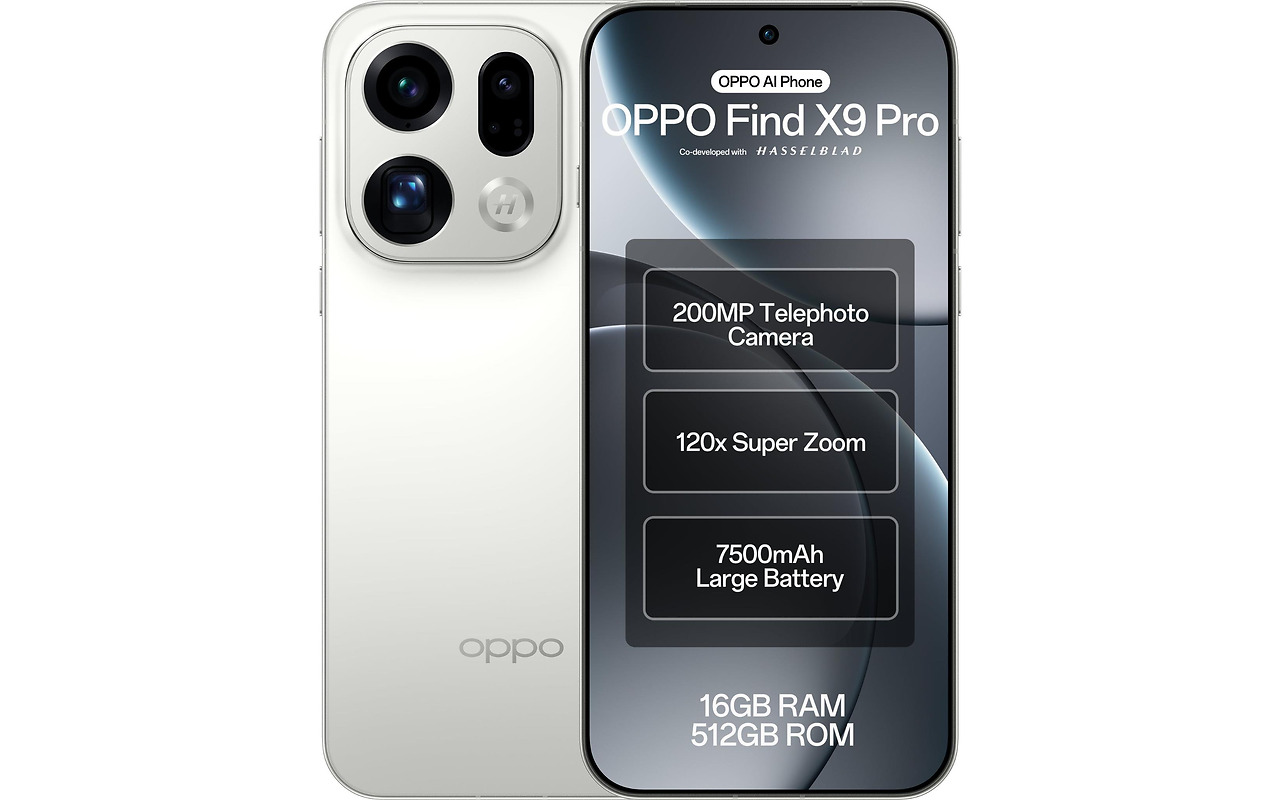 OPPO Find X9 Pro 5G / 6.78 LTPO AMOLED / MediaTek Dimensity 9500 / 16GB / 512GB / 7500mAh