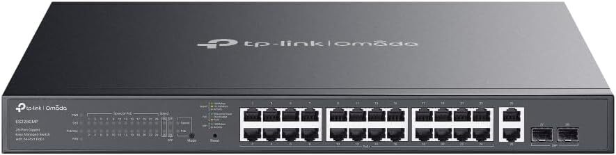 TP-LINK ES228GMP / 28-port Gigabit  POE+