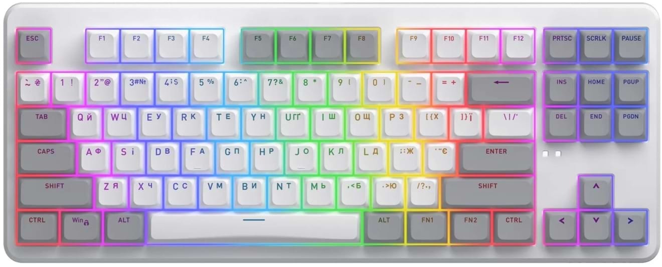 HATOR Rockfall 3 Mecha TKL / UA White