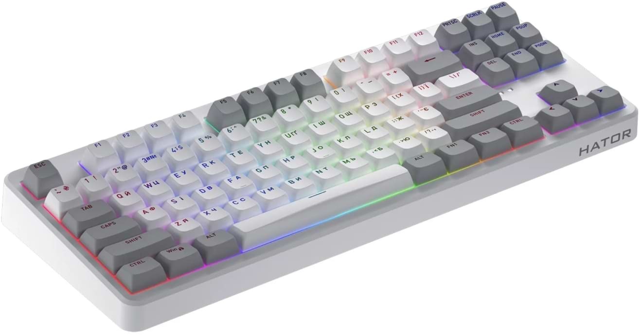 HATOR Rockfall 3 Mecha TKL / UA White